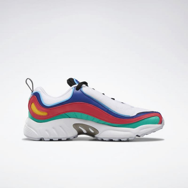 Tenisi Reebok Daytona Dmx Barbati Albi/Roz Romania JO3094CZ